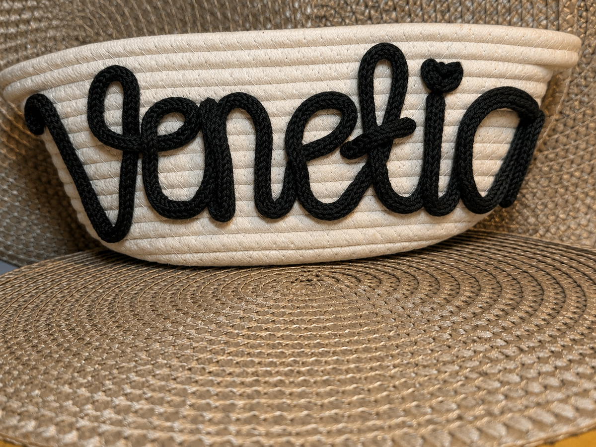 Personalised Tricotin Name Gift Basket