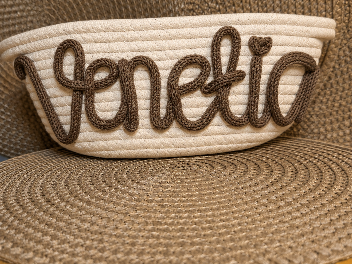 Personalised Tricotin Name Gift Basket